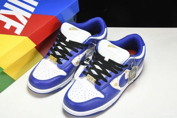 SB DH3228-100 Royal Low Hyper Nike Dunk Supreme Stars  0806